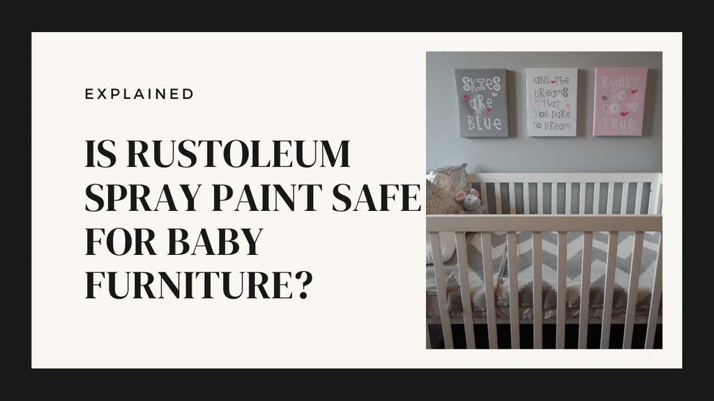 ¿La pintura en aerosol de Rustoleum es segura para los muebles del